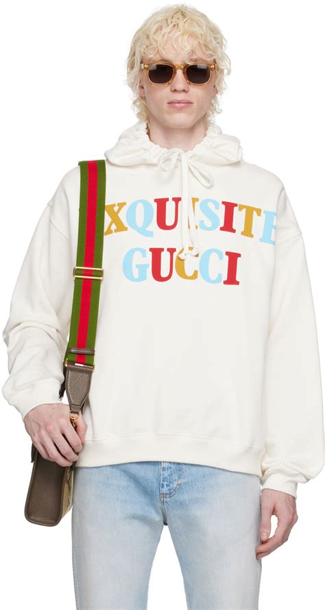 gucci hoodie white